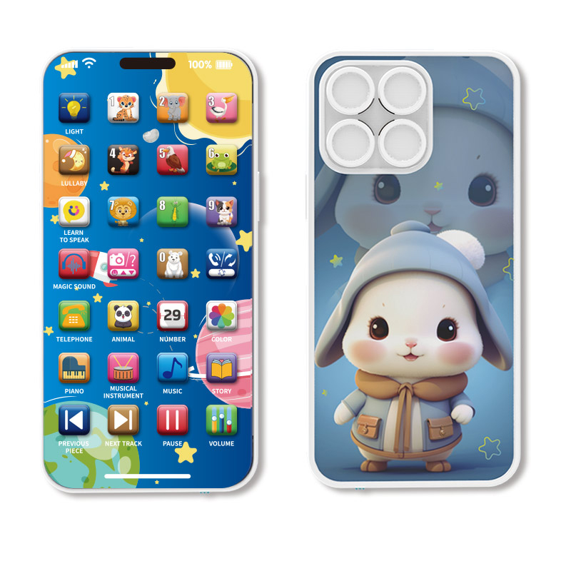 Kids Education Phone - 赤ちゃん電話音楽おもちゃ多機能サウンドマシン子供幼児 USB 充電早期学習教育携帯電話ギフト