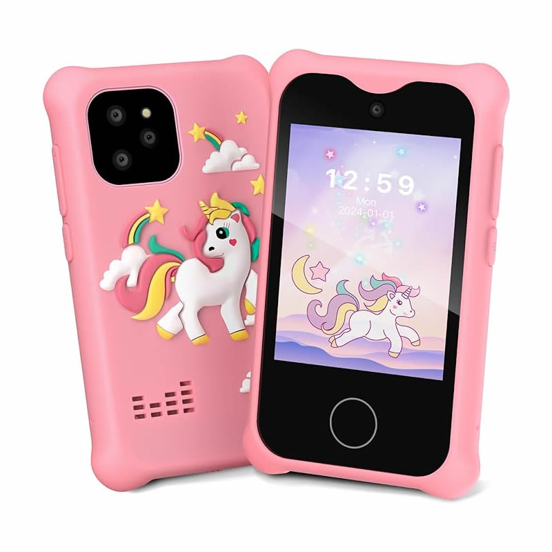 Kids Education Phone - デジタルカメラ キッズ スマートフォン MP3プレーヤー カメラ おもちゃ