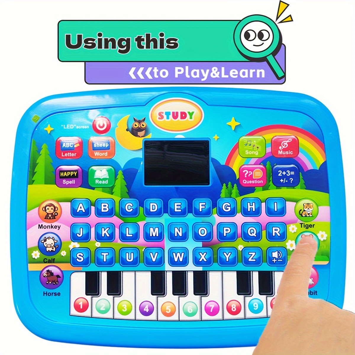 多機能教育学習機器 子供向け アルファベット、数字、音楽機能 - Kids Educational Computer のレビューと価格