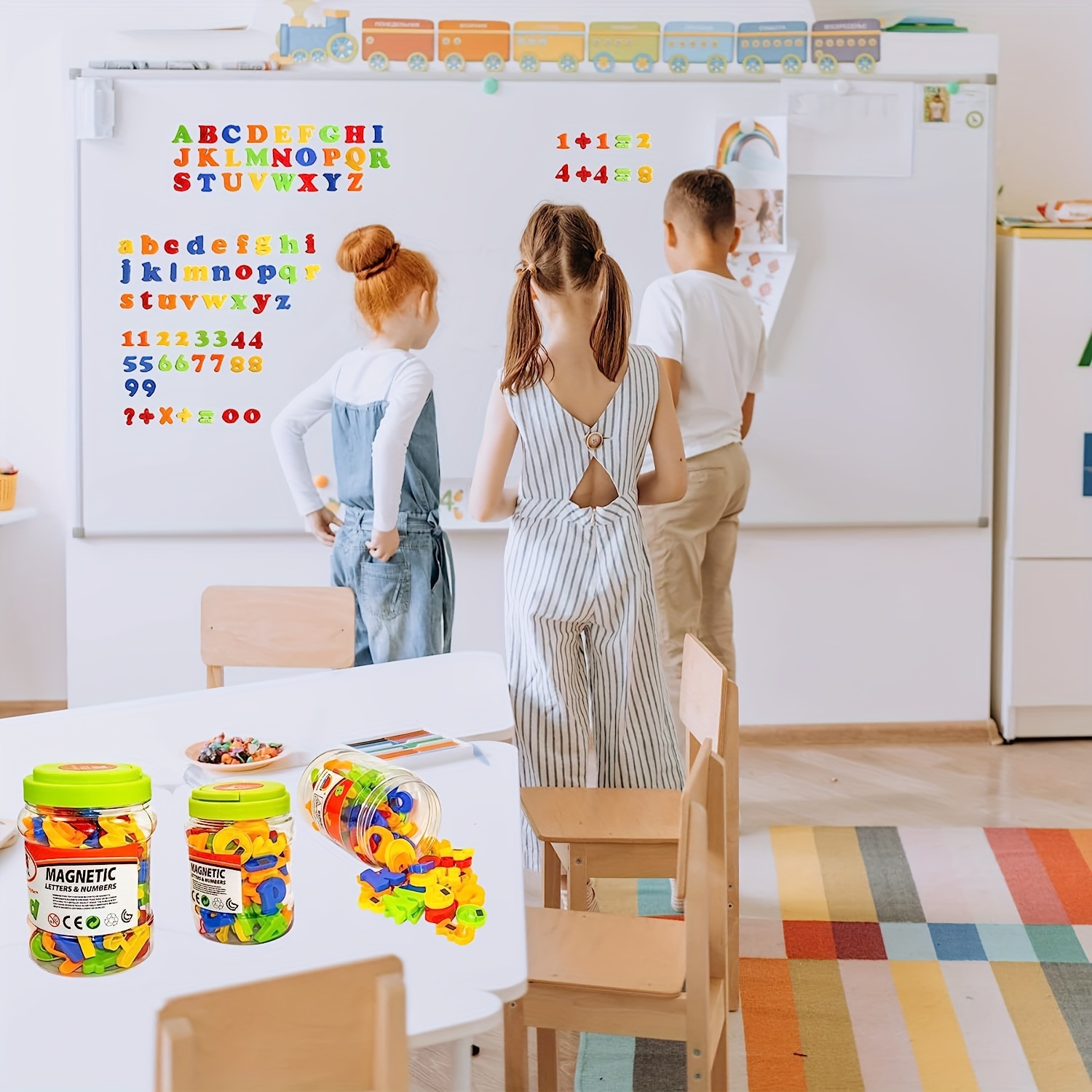78個の磁気文字数字アルファベット、カラフルなABC 123 - Kids Education Number のレビューと価格