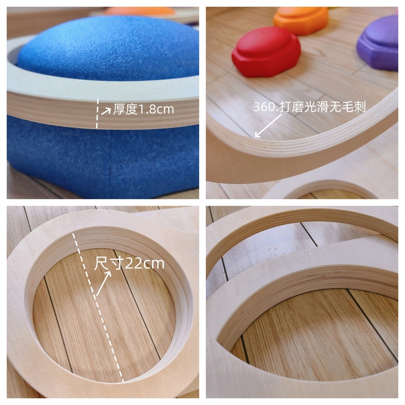 木製バランスビームステップストーン 感覚トレーニングおもちゃ - Kids Education Steps のレビューと価格
