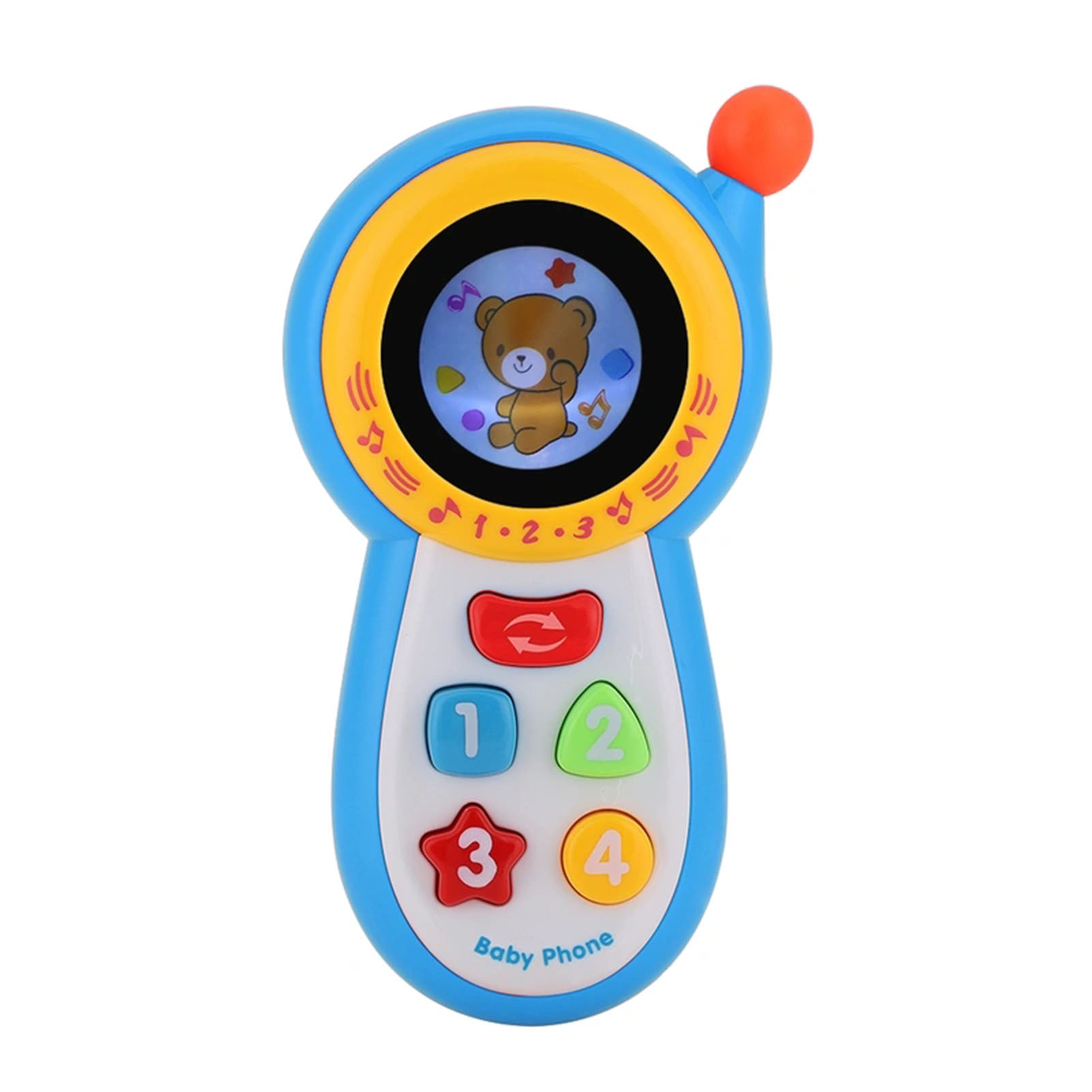 赤ちゃんと子供のための音と丸い鏡付きのパズル携帯電話のおもち - Kids Education Phone のレビューと価格