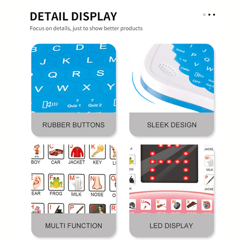 学習機械 ラップトップコンピュータ 子供用電子機器 就学前言 - Kids Educational Computer のレビューと価格