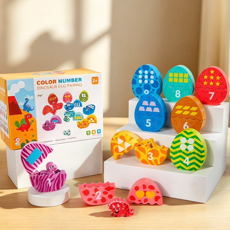 子供の教育用恐竜の卵マッチングゲーム幼稚園早期教育カラフルな - Kids Education Number のレビューと価格