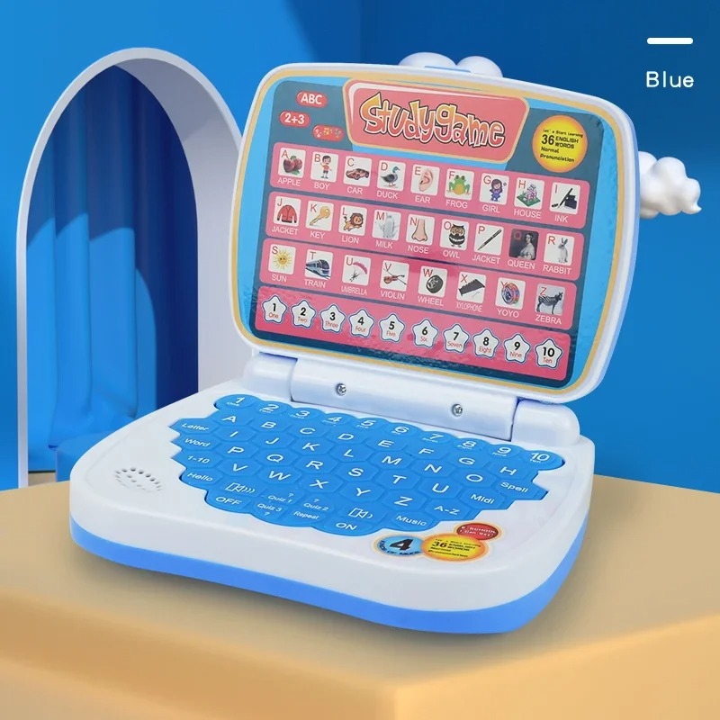 ミニシミュレーションラップトップ教育玩具 LEDスクリーン搭 - Kids Educational Computer のレビューと価格