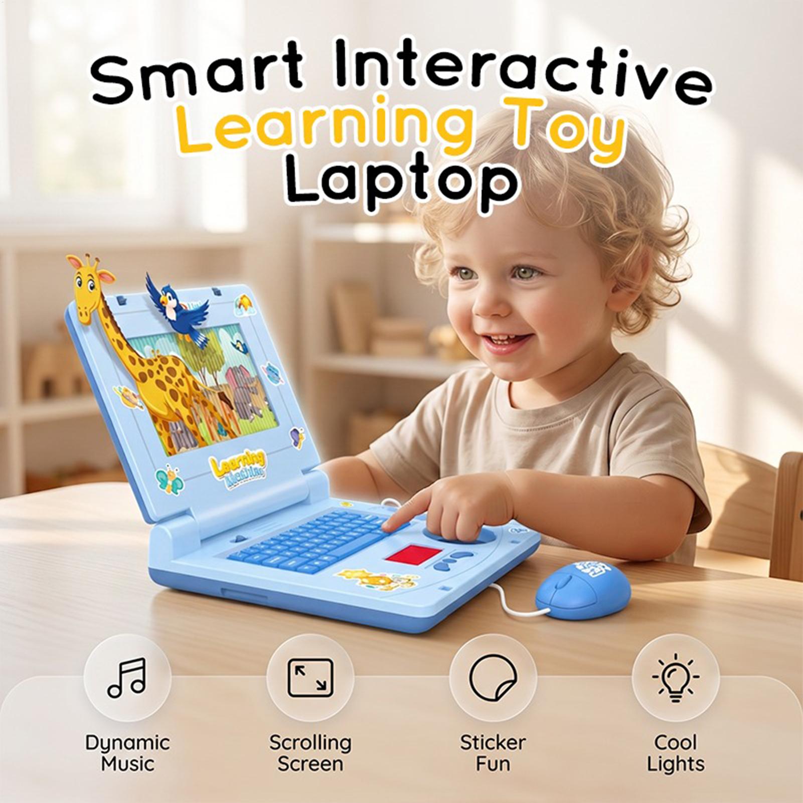 子供用ノートパソコンおもちゃ、インタラクティブなごっこ遊び、 - Kids Educational Computer のレビューと価格