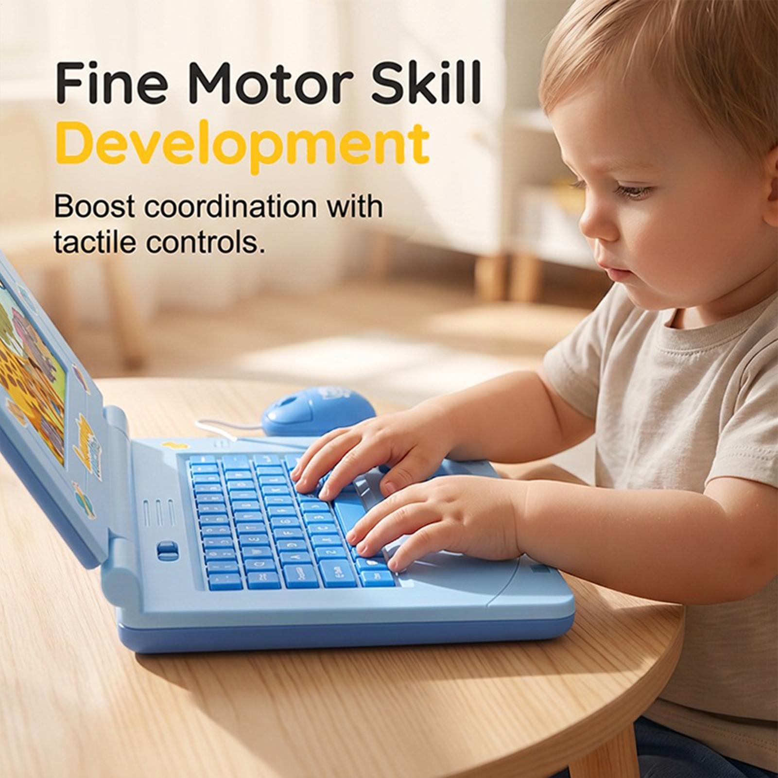 子供用ノートパソコンおもちゃ、インタラクティブなごっこ遊び、 - Kids Educational Computer のレビューと価格