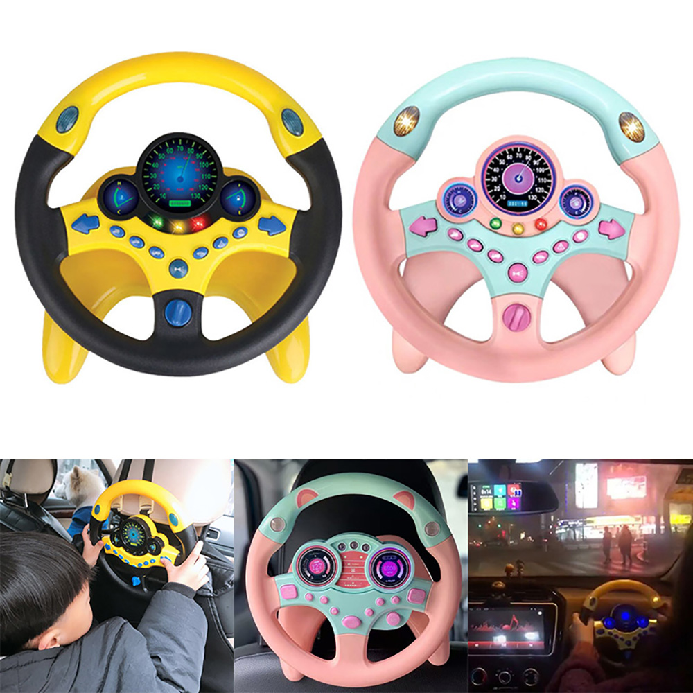 子供のためのクラシックなハンドホイール,ライトとサウンドを備 - Kids Education Phone のレビューと価格