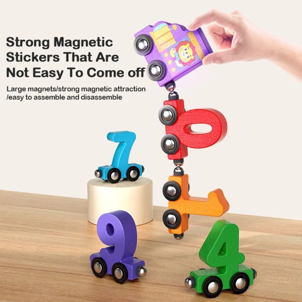 1 セット 0-10 数字デジタル列車おもちゃカラフルな磁気 - Kids Education Number のレビューと価格