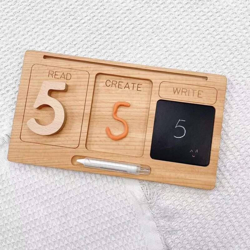子供のためのモンテッソーリ学習タブレット,小さな数字のボード - Kids Education Number のレビューと価格