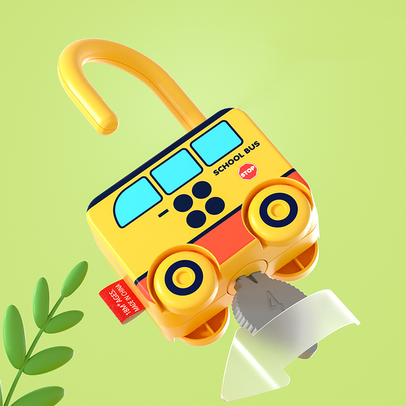 ベビー学習ロックと鍵付きカーゲーム、モンテッソーリ教育玩具、 - Kids Education Number のレビューと価格