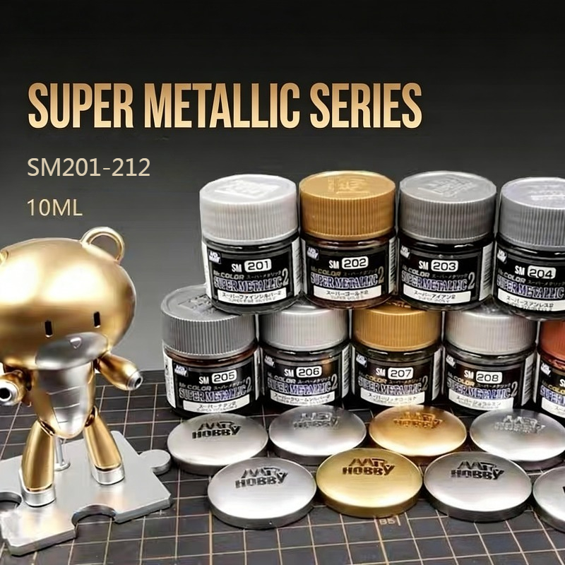 10ML超電気メッキ効果メタリックオイルペイント新シリーズS - Tamiya Model Paint Set のレビューと価格