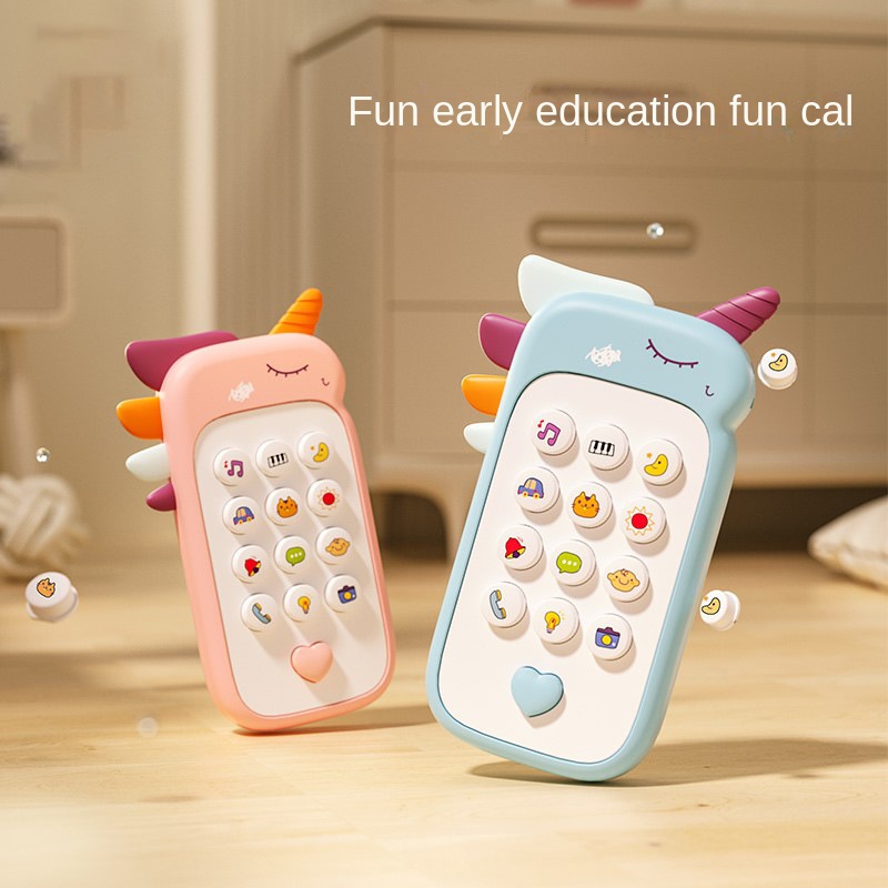 赤ちゃん電話のおもちゃ音楽サウンド電話睡眠おもちゃおしゃぶり - Kids Education Phone のレビューと価格