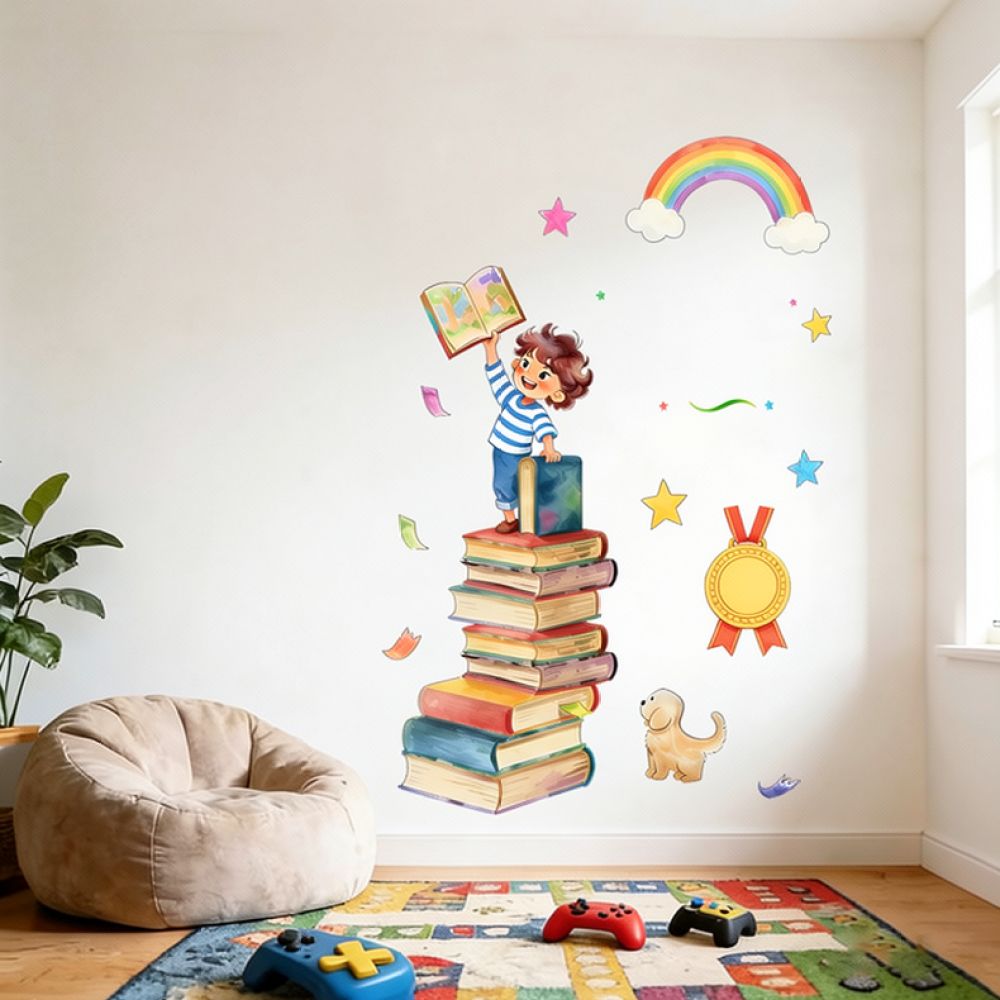やる気を引き出す英語のフレーズが書かれたウォールステッカー。 - Inspirational Kids Education Quotes のレビューと価格