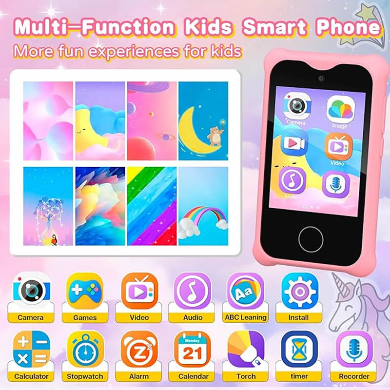 デジタルカメラ キッズ スマートフォン MP3プレーヤー カ - Kids Education Phone のレビューと価格