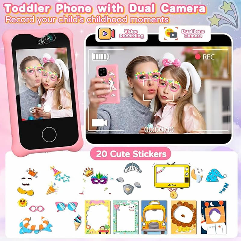 デジタルカメラ キッズ スマートフォン MP3プレーヤー カ - Kids Education Phone のレビューと価格