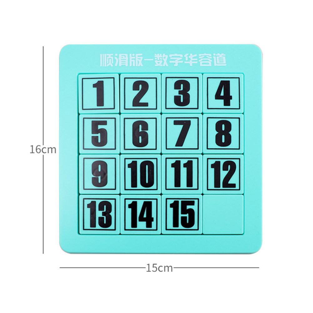 1個入り、持ち運び可能な数字スライドパズル。子供向けの知育玩 - Kids Education Number のレビューと価格