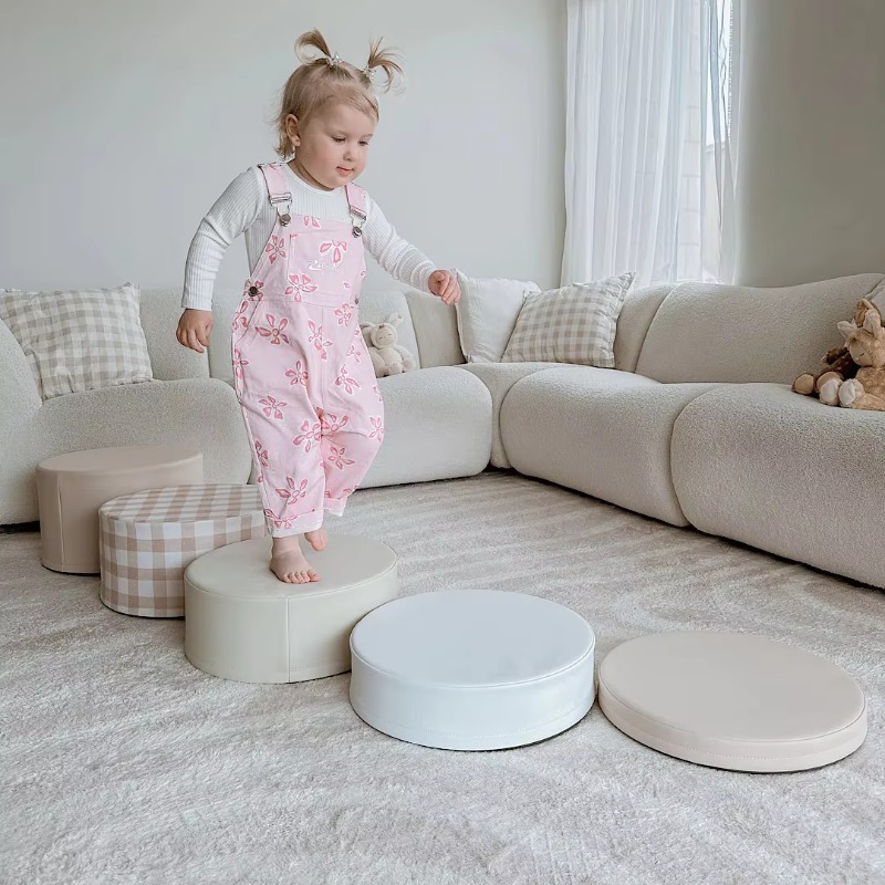子供用スポンジ製踏み石、圧縮可能なソフトフォーム教育玩具 - Kids Education Steps のレビューと価格